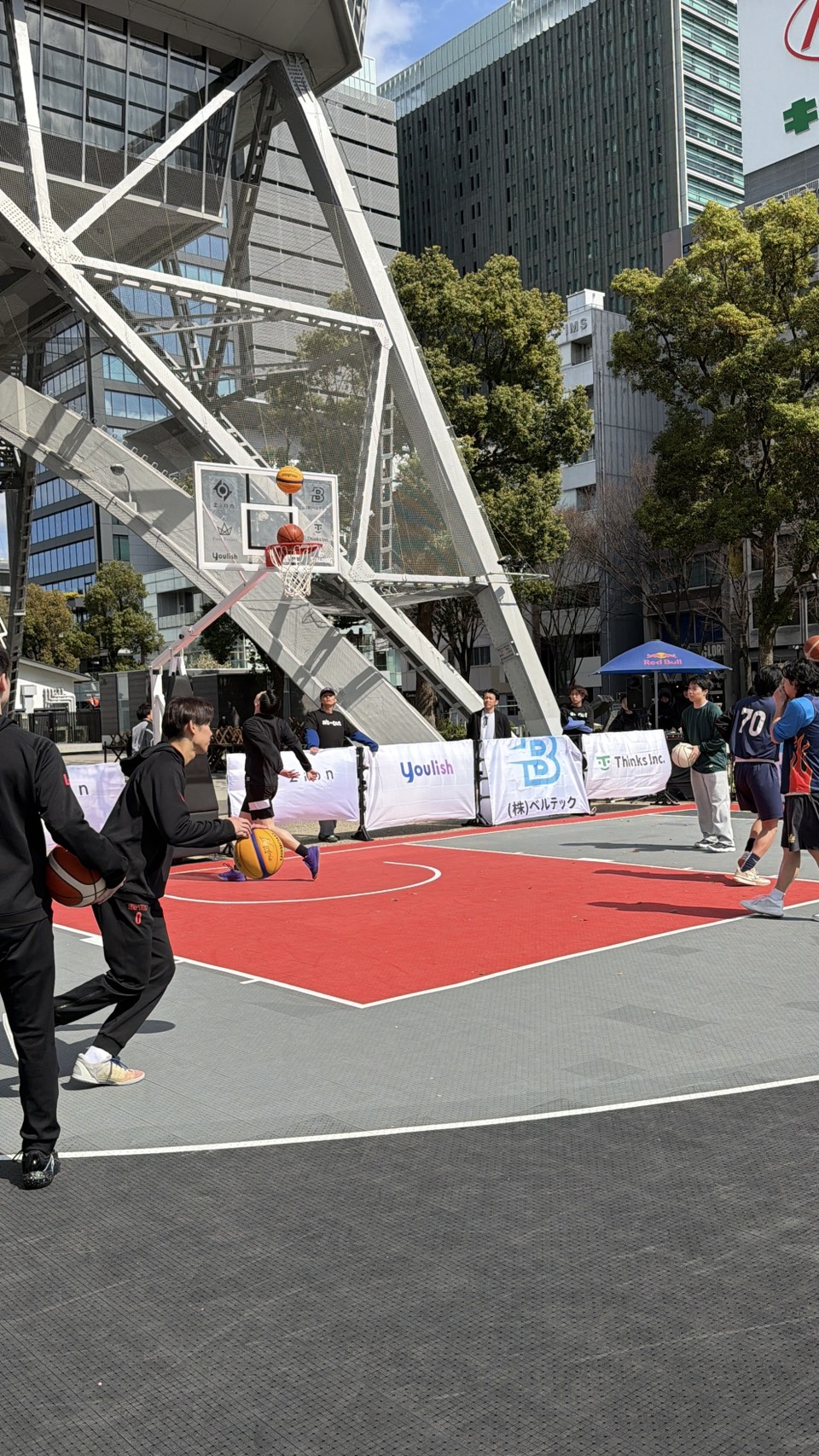 【活動レポート】スポンサー協賛先『ab-out』のバスケットボールイベントへ応援訪問！